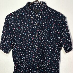 Slim Short Sleeve Button Up